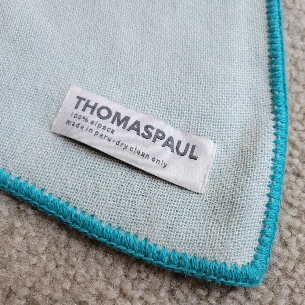 NWOT Thomas Paul Alpaca Octopus Throw Blanket 50x70